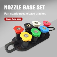 Support de buse de pulvérisation pour nettoyeur haute pression, raccord 1/4 pouce, lance de lavage, perche d'extension
