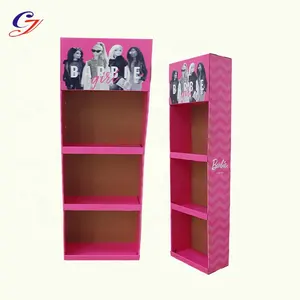 Op Maat Gemaakte Merchandise Draagbare Kartonnen Sidekick Display Stand Wimper Retail Papier Power Wing Display Haken Opknoping Muur