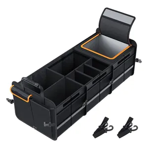 Organizador de maletero de coche plegable, organizador de almacenamiento de maletero, enfriador, oferta de fábrica