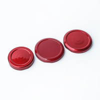Capuchon en fer blanc de 63 mm pour bocaux en verre, miel, sauces, emballages alimentaires métalliques