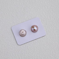 Perles d'eau douce naturelles roses, forme bouton parfaite AAAA de 10-10,5 mm, pour la fabrication de bijoux