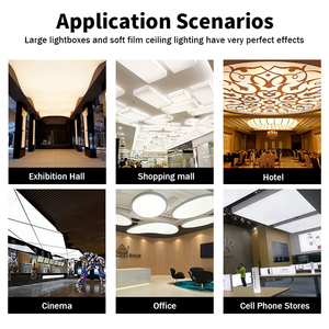 Nuovo <span class=keywords><strong>Film</strong></span> in PVC Trasparente Bianco Circolare Impermeabile Foxygen 2026 per Soffitti Sospesi in Cinema - Product Image 4