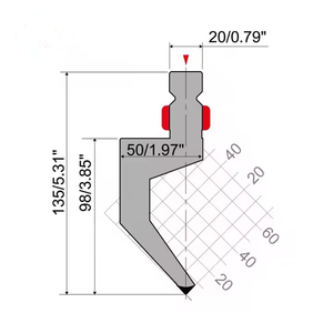 WILA أدوات معدنية لكمة وآلات القوالب مكابح ضغط نحاسية فولاذية مع نموذج رقم القالب تشكيل قالب لآلة الثني - Product Image 1