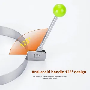 Sáng tạo kim loại hình trái tim trứng chiên khuôn cho bữa ăn sáng cho Bento chiên trứng công cụ - Product Image 3