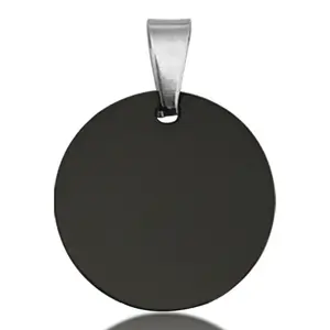 Ywganggu Round Dog Tags For Laser Engraving Stainless Steel Metal Dog Tags With Design Custom Multi-Color Pendant Jewelry