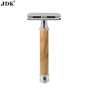 <strong>OEM</strong> Classic Shaving <strong>Double</strong> <strong>Edge</strong> Blade Safety <strong>razor</strong> Wood Handle Women Men's <strong>Razors</strong> Private Label - Product Image 3