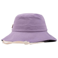 Chapeau Bob Brodé Personnalisé UPF 50+ à Large Bord en Coton Respirant avec Sangle Mentonnière pour Pêche et Randonnée en Extérieur – Vente en Gros
