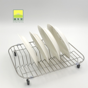 <b>Stainless</b> <b>Steel</b> Dish <b>Rack</b> For <b>Kitchen</b> Storage <b>Plate</b> Drying <b>Rack</b> For Cabinet And Sink Easy Organizer