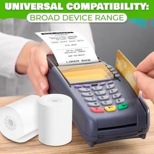 Papier de caisse enregistreuse de haute qualité 57X40mm 80X80mm monocouche 100% rouleau de papier thermique en pâte de bois pour imprimante thermique - Product Image 5