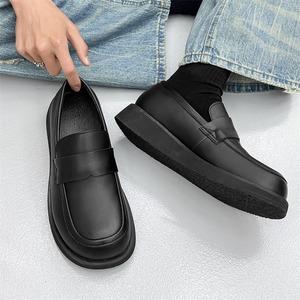 High-top loafers <b>for</b> <b>men</b> stylish leather shoes <b>for</b> spring 2025 versatile single shoes slip-<b>on</b> soft sole suitable <b>for</b> working - Product Image 2