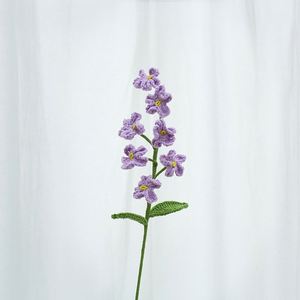 Decoración para el Hogar, Flores Artificiales de Myosotis Tejidas a Mano, Crochet Acrílico, Regalo para el Día de la Madre, Navidad, Económico, Venta al por Mayor - Product Image 4