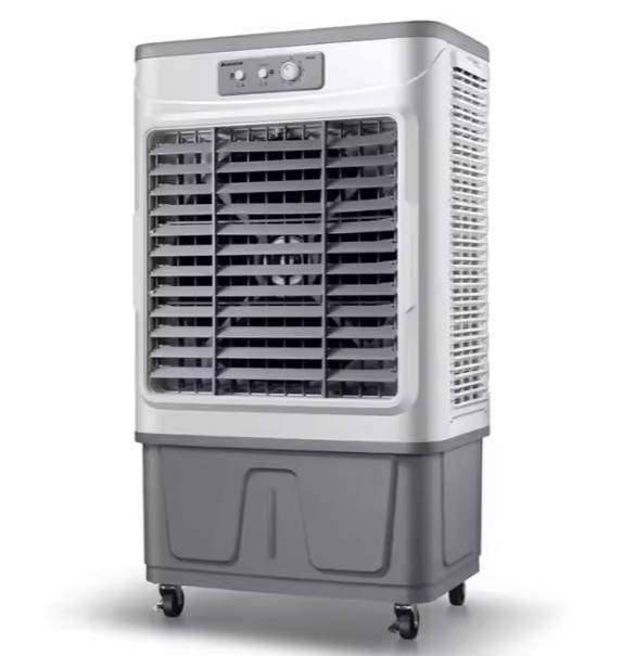 Super Quiet Mobile Evaporative Air Cooler, 3-Speed Plastic Cooling Fan for Bedroom Office Indoor Use