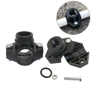 Pince de selle de système d'irrigation pour tuyau PE 25mm 32mm à 1/2 <span class=keywords><strong>3</strong></span>/<span class=keywords><strong>4</strong></span> pouces pince de selle à filetage femelle - Product Image 3