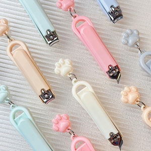 Cartoon Shaped Portable Nail Clippers Promotional Emery Boards Cute Dog Design Manicure Tools for Kids Students Home Use Big Ear