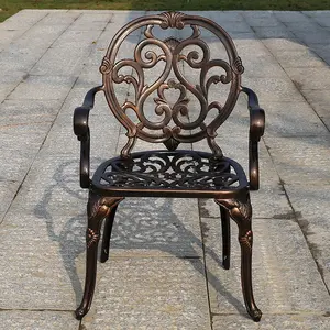 Wholesale wrought iron patio table and 4 chairs To Meet Garden