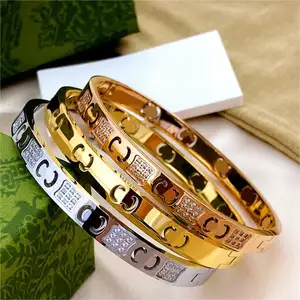 Bijoux de marque Célèbre marque Double G Cc Bracelet Vente en gros Inspiré Designer Femmes Bijoux de luxe