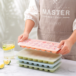 21 Lỗ <span class=keywords><strong>Ice</strong></span> <span class=keywords><strong>Tray</strong></span> Silicone 3 Hình Dạng Đầy Màu Sắc Silicone <span class=keywords><strong>Ice</strong></span> <span class=keywords><strong>Cube</strong></span> <span class=keywords><strong>Tray</strong></span> Khuôn Dễ Dàng Tháo Dỡ - Product Image 6
