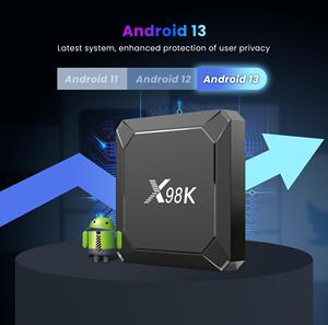 กล่องทีวี X98K ระบบ Android 13 ชิปประมวลผล Rockchip 3528 รองรับ Wifi-6 2.4G/5G Dual Wifi บลูทูธ เครื่องเล่นมีเดีย 4K กล่องรับสัญญาณทีวี - Product Image 6