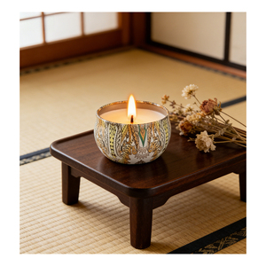Unbranded Candle Vessel Empty Luxury Container <b>White</b> Lid For Wax Filling Evaluation Sample <b>Display</b> Program Retail - Product Image 3