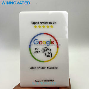 Supporto da tavolo personalizzato in PVC acrilico NFC recensione Google NFC - Product Image 5