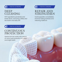 KORMESIC 5 paires de patchs blanchissants pour les dents 7D avec logo personnalisé, vente en gros, marque privée, soins bucco-dentaires, bandelettes dentaires