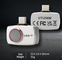 Imageur thermique UNI-T pour téléphone UTi256M PCB température électronique chauffage par le sol Test Type C caméra thermique