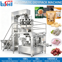Machine d'emballage multifonctionnelle pour le pesage et le remplissage de granulés en sacs, pour aliments surgelés, morceaux de viande, boulettes, pains, ailes de poulet