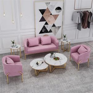 Sofà di Arte del panno Piccola Famiglia Seduta Sofà Stanza Nordic Semplice E Moderno Web Celebrity Ins Negozio di Abbigliamento Piccolo Divano - Product Image 2