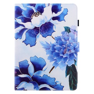 Étui en cuir pour <span class=keywords><strong>iPad</strong></span> Pro 11 pouces 2021 2020 2018 Air 4 10,9 pouces 2020 avec motif de <span class=keywords><strong>marbre</strong></span> floral tendance, papillon, écailles, support - Product Image 3