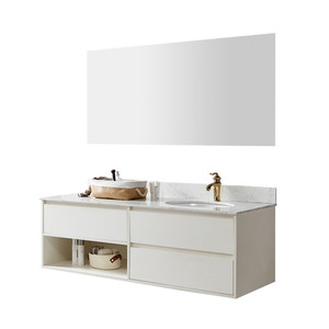 Nouveau design unique meuble-lavabo suspendu blanc en céramique pour salle de bain lavabo à <span class=keywords><strong>main</strong></span> armoire - Product Image 1