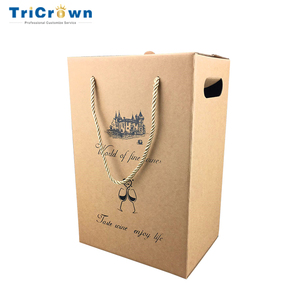 Más reciente excelente <span class=keywords><strong>de</strong></span> embalaje <span class=keywords><strong>de</strong></span> papel personalizado regalo rojo caja <span class=keywords><strong>de</strong></span> vino - Product Image 5