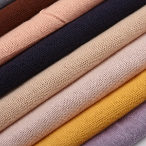 Washed Cotton <b>Fabric</b> 145cm 115g/m 100% Cotton Poplin Plain Dyed Slub Woven Apparel Skirts <b>Fabric</b> - Product Image 4