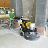 Machine à polir et à rectifier les sols en béton autopropulsée 220V, polisseuse de sols