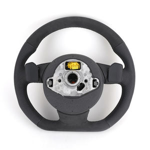 Volant personnalisé en cuir d'Alcantara pour Audi <span class=keywords><strong>A3</strong></span> A4 A5 A6 A7 C7 C8 S3 S4 S5 S6 S7 Q3 Q5 Q7 RS6 RS7 RS5 B8.5 - Product Image 2
