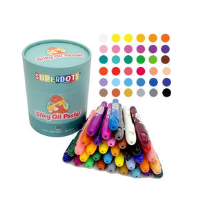 Детские цветные карандаши, мелки, масляные пастели, набор для рисования, 36 акварельных ручек, канцелярские принадлежности, набор маркеров для граффити - Product Image 1