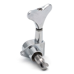 Clavijas de Afinación Selladas para <span class=keywords><strong>Bajo</strong></span> Eléctrico de <span class=keywords><strong>5</strong></span> <span class=keywords><strong>Cuerdas</strong></span>, Aleación de Zinc, 3R2L, Negro Cromado Plateado, Venta al por Mayor de Afinadores para <span class=keywords><strong>Bajo</strong></span> - Product Image 6