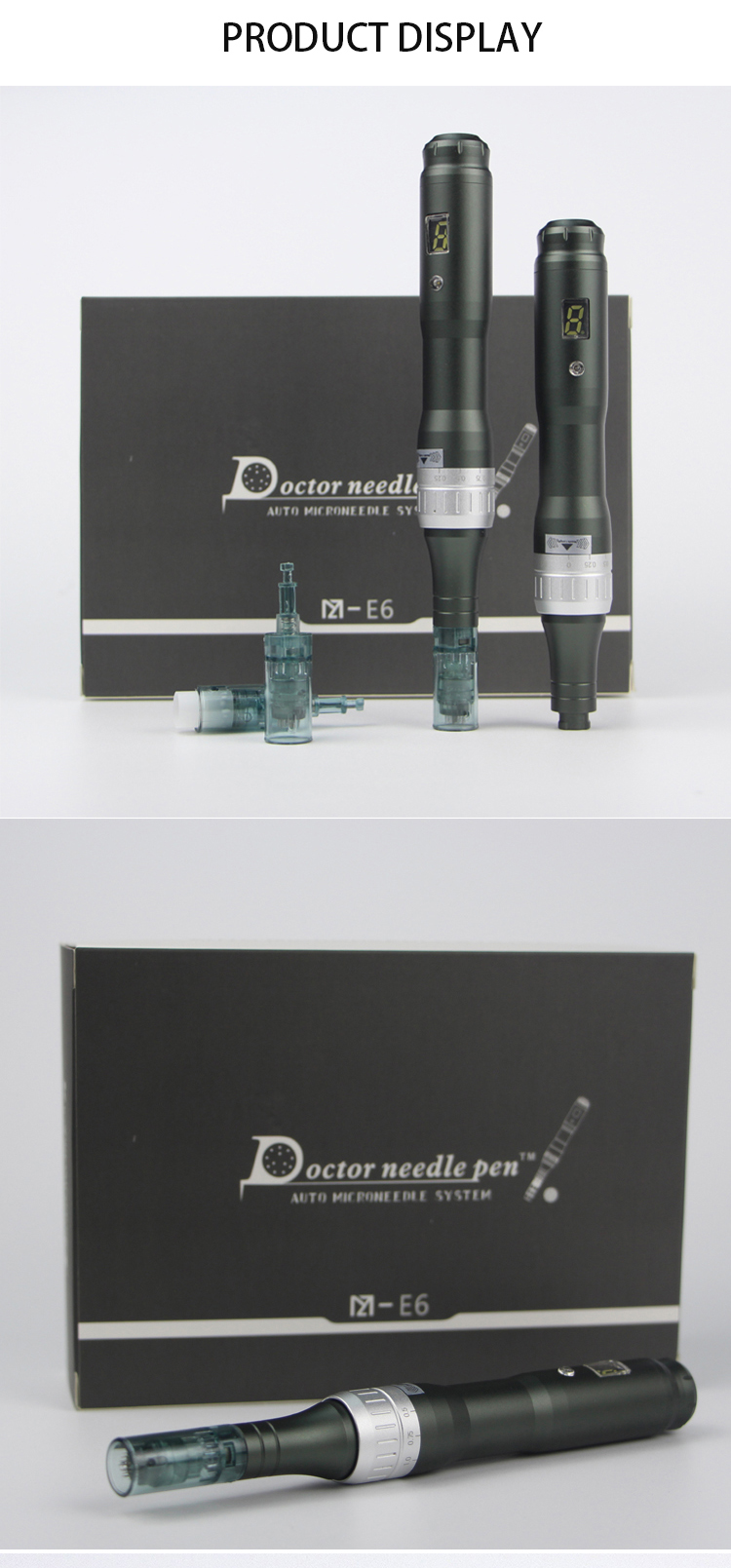 2022 New Arrival Portable Derma Pen Microneedle Device Dr Pen E6 Nano Microneedle Pen