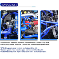 Kits de Tuyaux de Radiateur en Silicone, Tuyaux Turbo