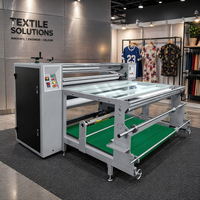 Presse à Chaud Pneumatique Automatique Multifonctionnelle Rouleau à Rouleau pour Sublimation de T-shirts et Calandre de Vêtements