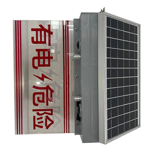 Feu de signalisation LED solaire Tfn7480a 8W rectangulaire avec son et lumière pour la sécurité routière - Product Image 5