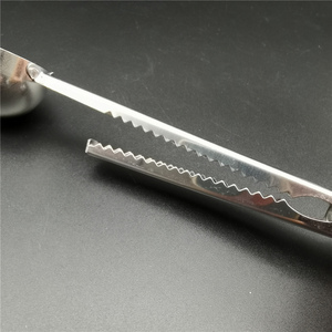 Meilleure vente cuillère à café en métal 2-en-1 cuillère à mesurer le lait et le café en acier inoxydable avec clip d'étanchéité pour sac de polissage miroir - Product Image 5