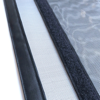 Rideau de porte magnétique anti-moustiques à fermeture automatique au design moderne, pour la maison et l'hôtel, avec filet en fibre de verre
