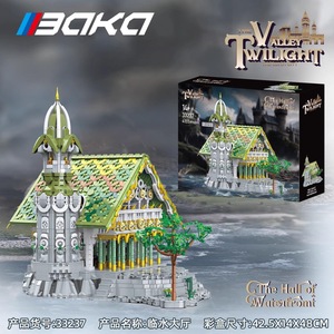 BAKA 33237 City of Elves City Buildings Model Building Block The Hall of Waterfront Puzzle Toy Montar juguetes para niños - Product Image 5