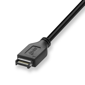Bochara 50cm USB 3,1 Tipo E Macho a USB 3,1 Tipo C Hembra Cable Foil + Trenzado Blindado con Panel de Soporte - Product Image 5