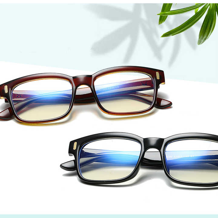 Custom logo fashion men and women retro computer optical anti-blue glasses