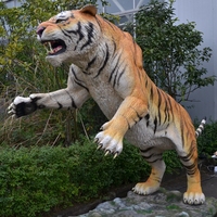 Simulation de tigre en ferme électronique, animal effrayant à la main