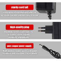 Cargador de Batería LYUWO CDQ-EU para Herramientas Eléctricas Inalámbricas, Protección Contra Sobrecargas, Indicador LED Dual, Salida DC21V/2A, Indicador de Carga, Enchufe EU/US