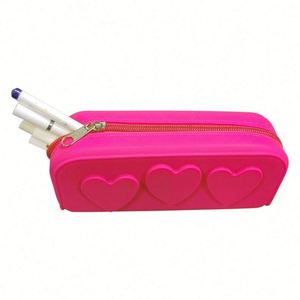 Fashion Stationery Bag Zipper Closure Portable Outdoor Storage Coin <b>Purse</b> Brush Pouch Pen Cosmetics Candy Pattern Printed Logo - Product Image 1