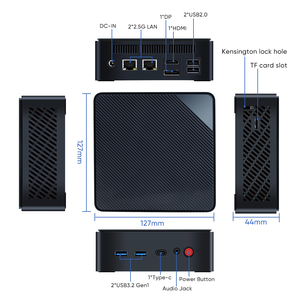 Topton Firewall Mini PC N150 2*2,5G LAN I226 2 * M.2 NVMe SSD Slot DDR5 4800MHz Micro <span class=keywords><strong>Office</strong></span> <span class=keywords><strong>Computer</strong></span> NAS NUC Win11 <span class=keywords><strong>Desktop</strong></span> WiFi - Product Image 3