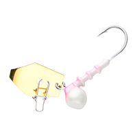 OEM 9g Spinner Hook DIY Soft Worm Lure Wobbler Bait Long Casting Tackle pour River Lake Stream Fishing